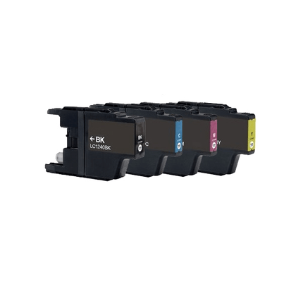 Huismerk Brother LC-1240 multipack inktcartridge (zwart + 3 kleuren)
