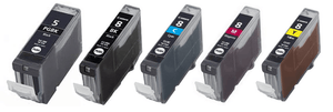 Huismerk Canon PGI-5 + CLI-8 multipack cartridges (2 x zwart + 3 kleuren)