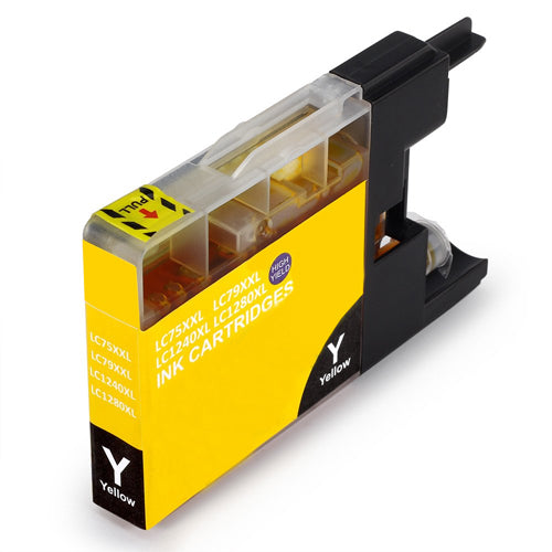 Huismerk Brother LC-1280 inktcartridge geel
