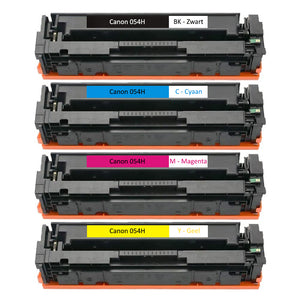 Huismerk Canon 054H multipack toner (zwart + 3 kleuren)