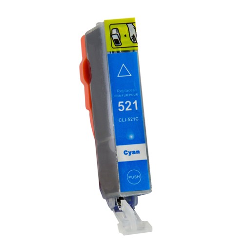Cartouche cyan de marque propre Canon CLI-521