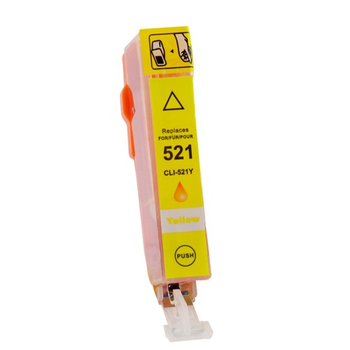 Huismerk Canon CLI-521 cartridge geel