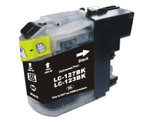 Huismerk Brother LC-123 inktcartridge zwart