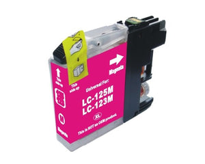 Huismerk Brother LC-123 inktcartridge magenta