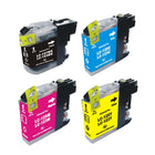 Pack multipack de cartouches d’encre marque propre Brother LC-123 (noir + 3 couleurs)
