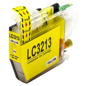 Huismerk Brother LC-3213 inktcartridge geel