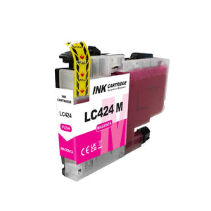 Huismerk Brother LC-424 inktcartridge magenta