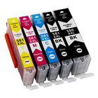 Cartouches multipack marque propre Canon PGI-580 + CLI-581 (2 x noir + 3 couleurs)