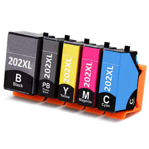 Huismerk Epson 202 multipack cartridges (2 x zwart + 3 kleuren)