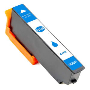 Huismerk Epson 26XL (T2632) cartridge cyaan