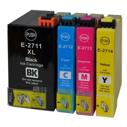 Huismerk Epson 27XL (T2715) multipack inktcartridges (zwart + 3 kleuren)