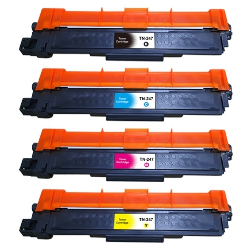 Huismerk Brother TN-247 multipack toners (zwart + 3 kleuren)